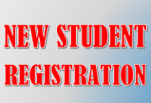 New Student Registration